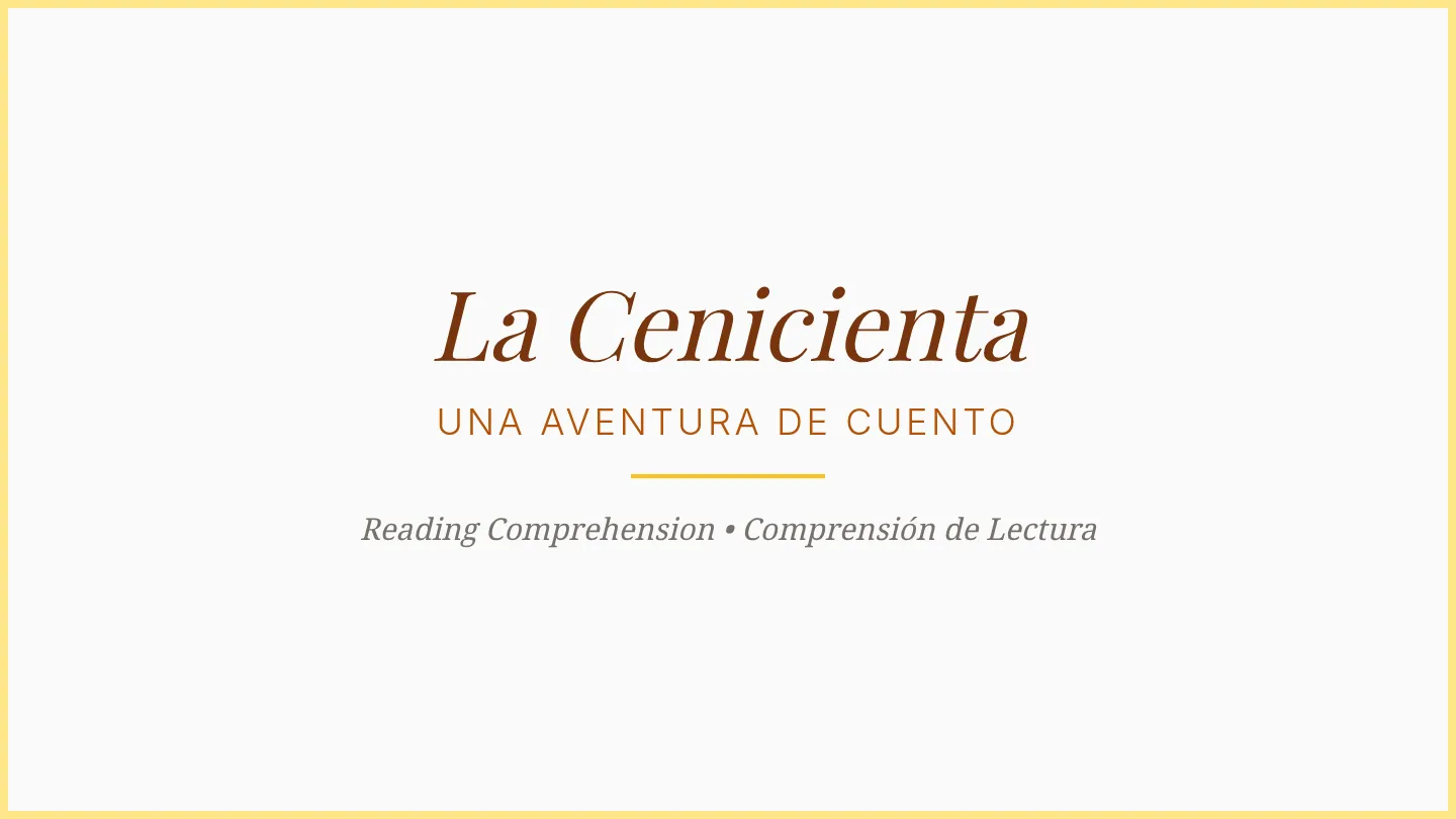 Cenicienta Story Slides