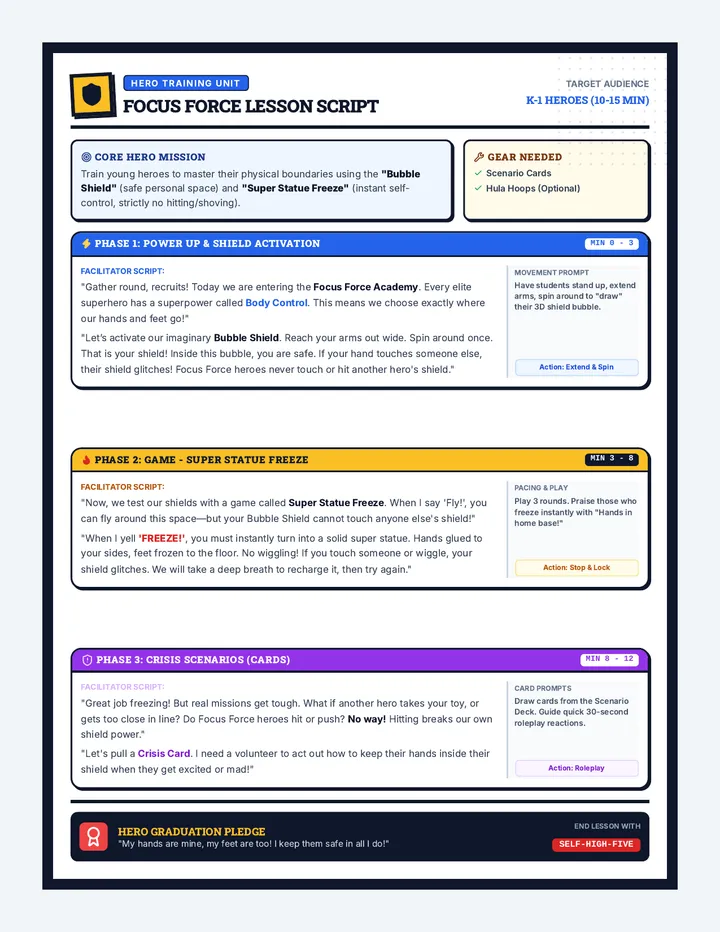 Focus Force Facilitator Guide