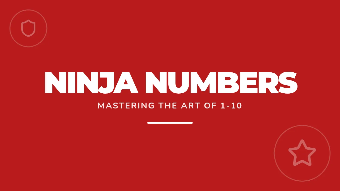 Ninja Numbers Slides