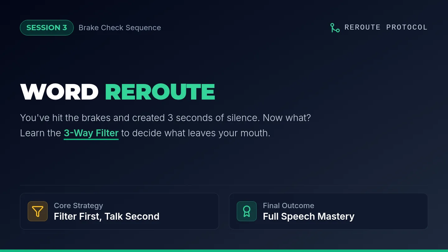Word Reroute Slides