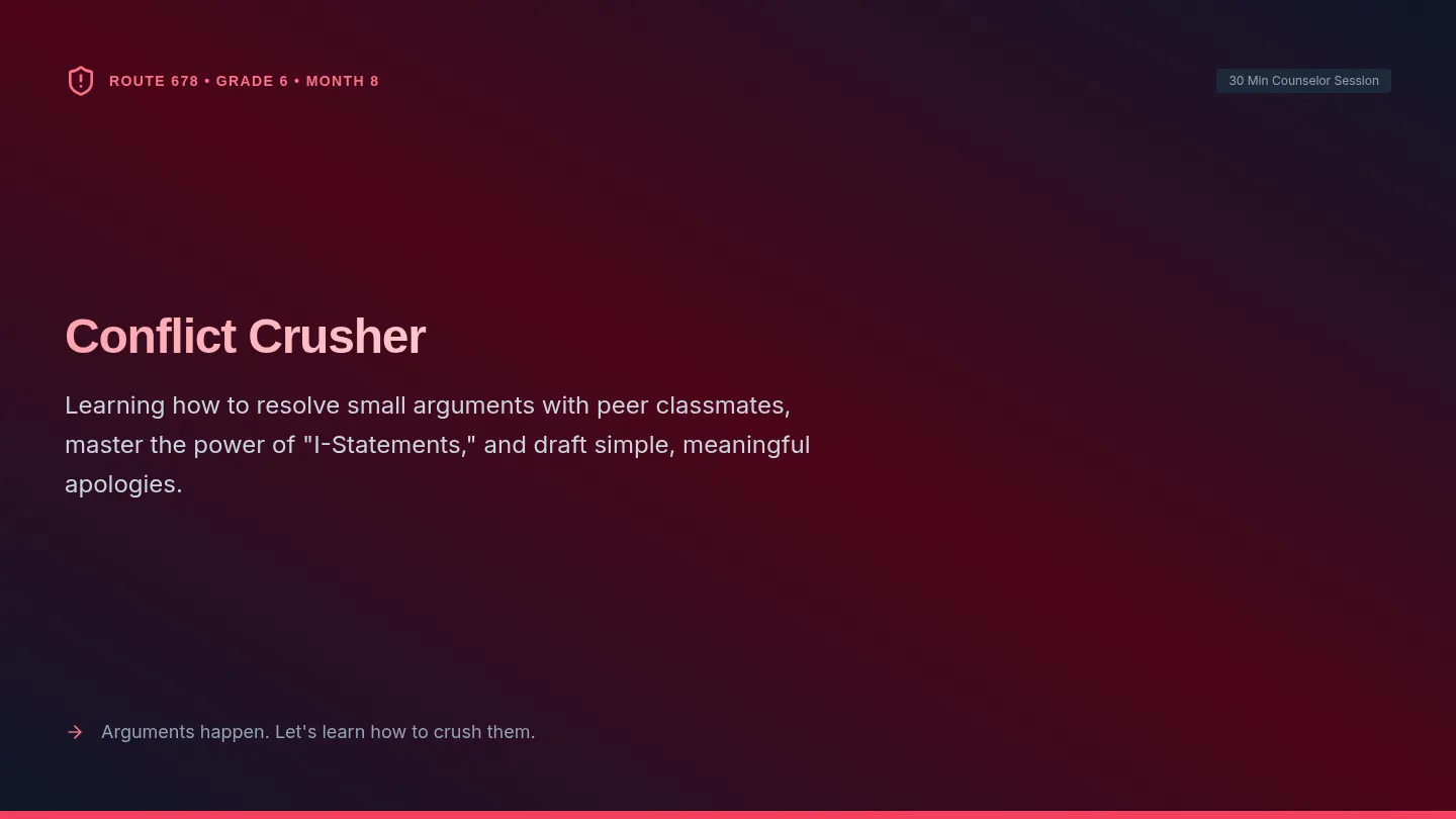 Conflict Crusher Slides