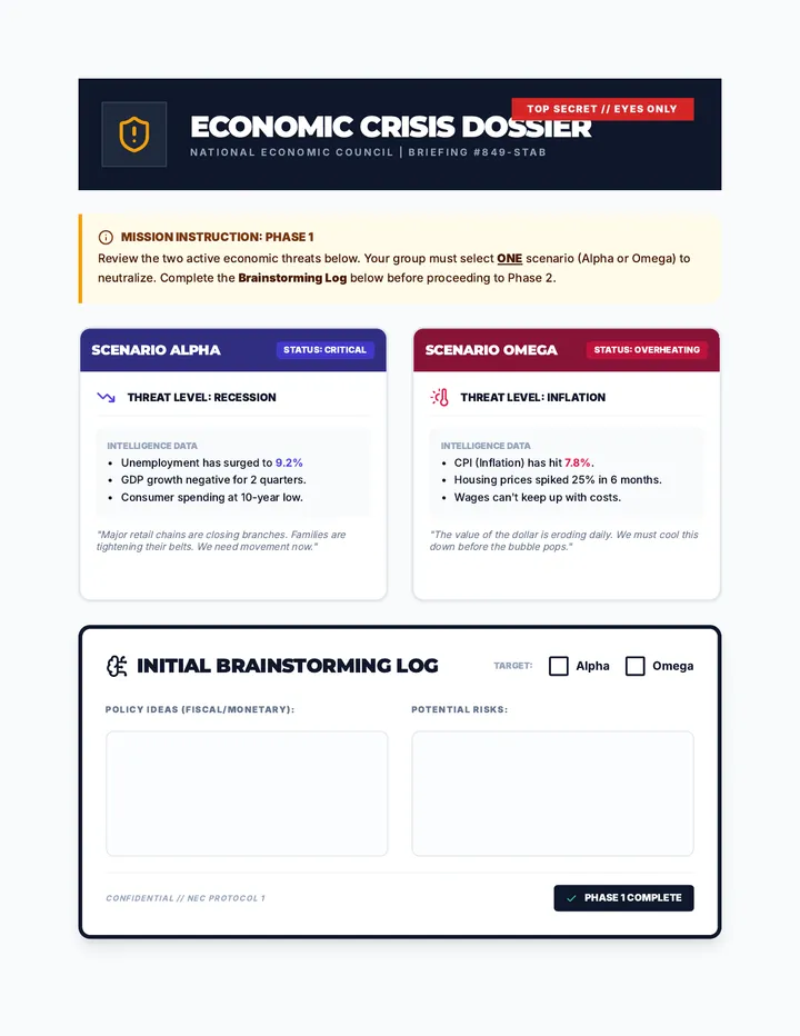 Economic Crisis Dossier