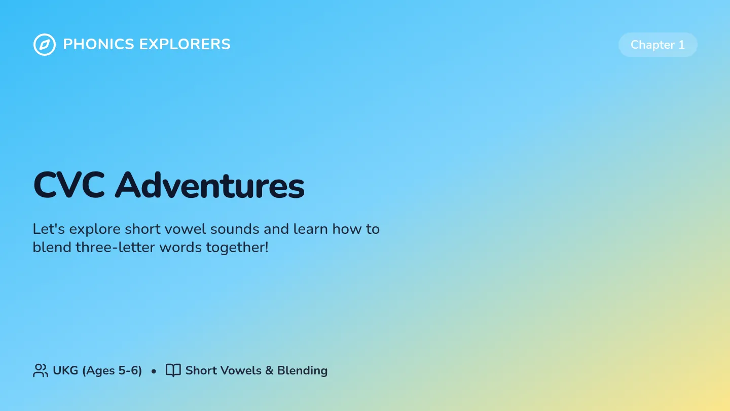 CVC Adventures Slides