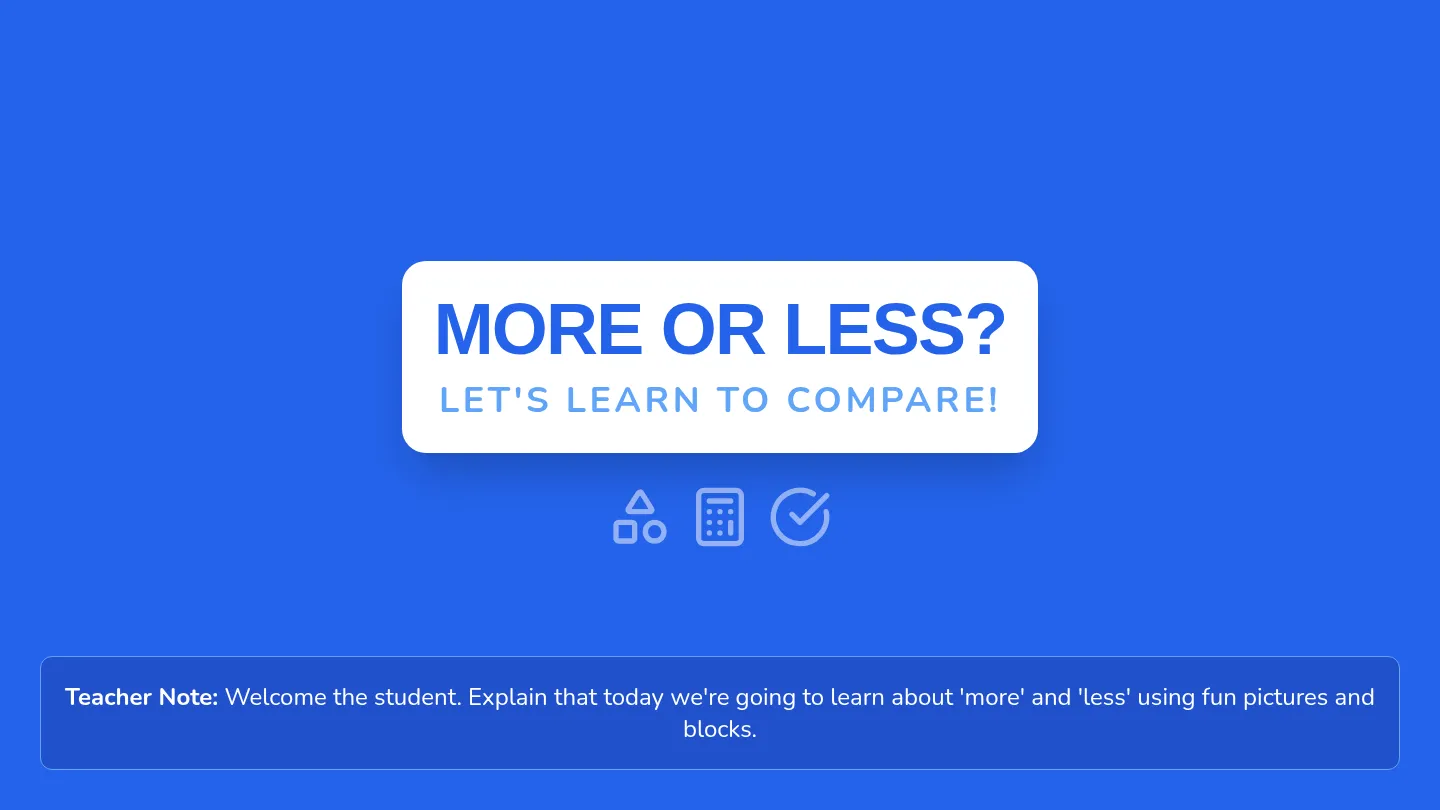 Comparing Numbers Slide Deck