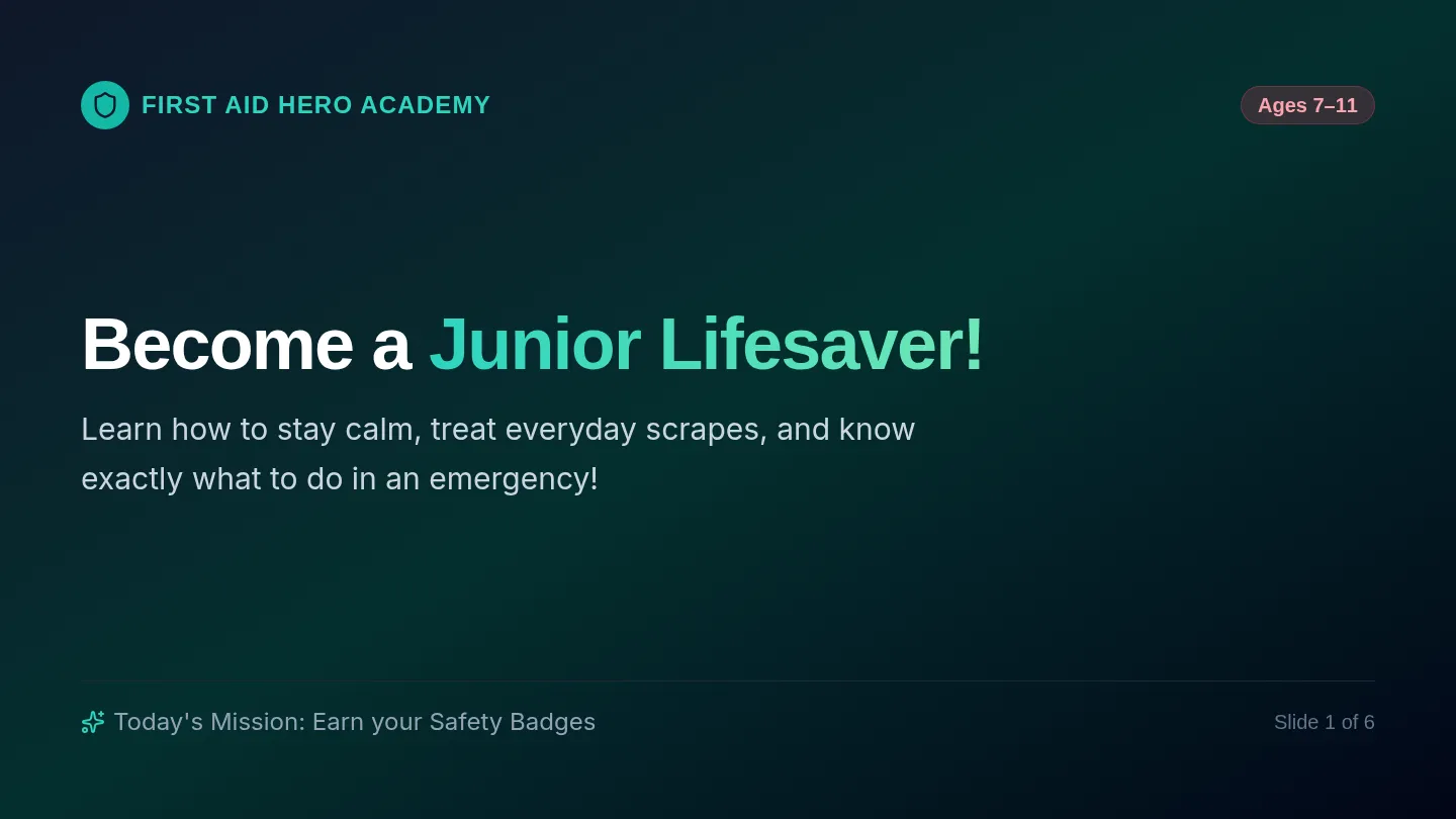 Junior Lifesaver Slides