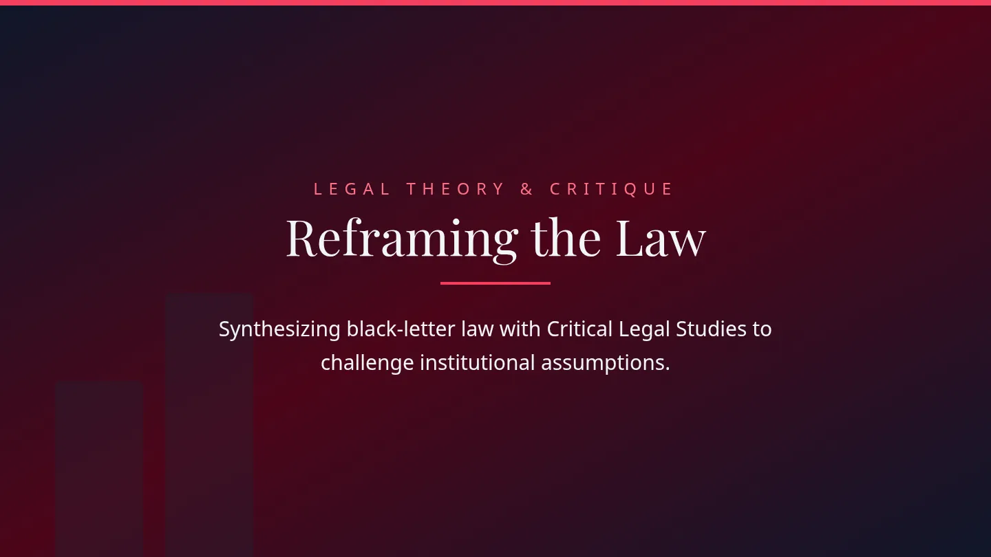 Reframing Law Slides
