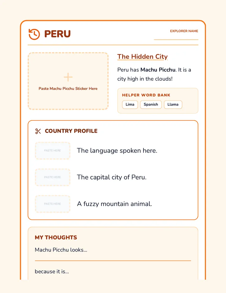 Passport Peru Brochure