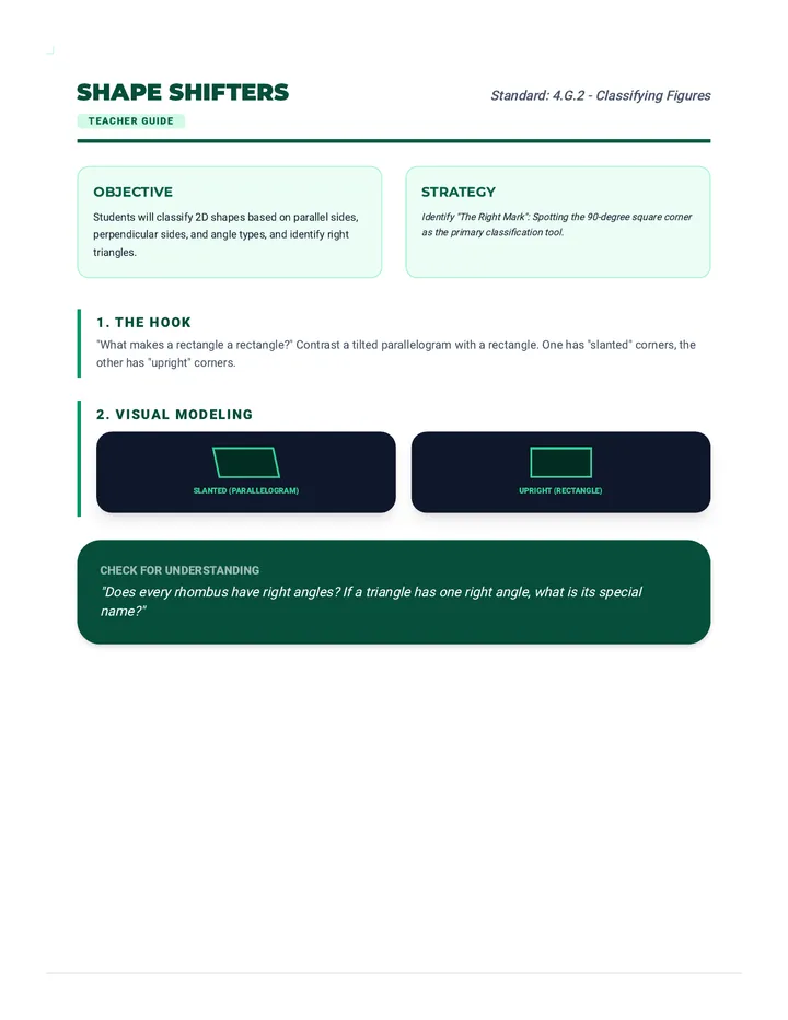 Shape Shifters Master Packet 4.G.2 Fixed
