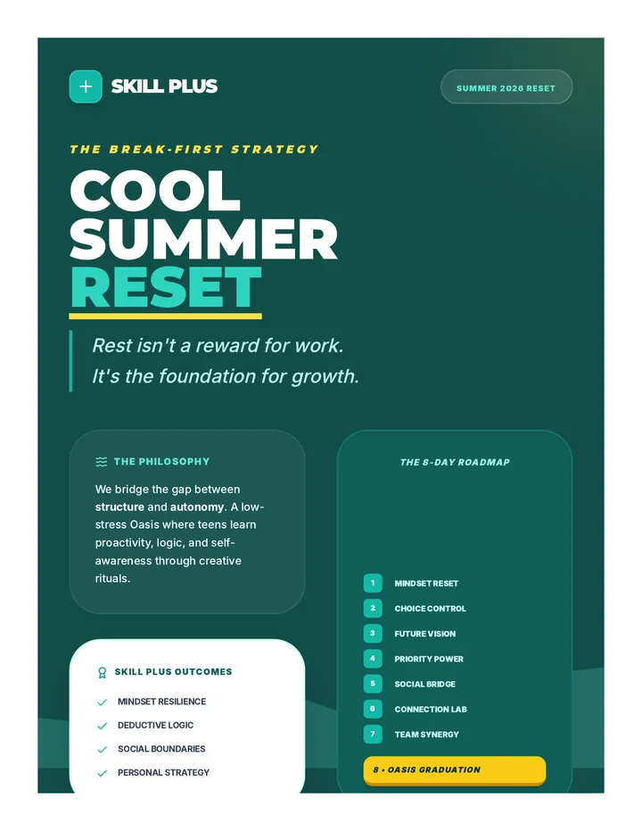 Cool Summer Reset Flyer A5