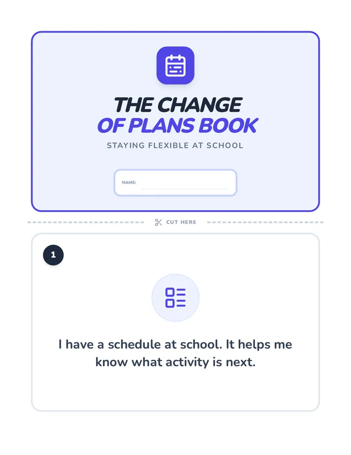 Schedule Changes Book