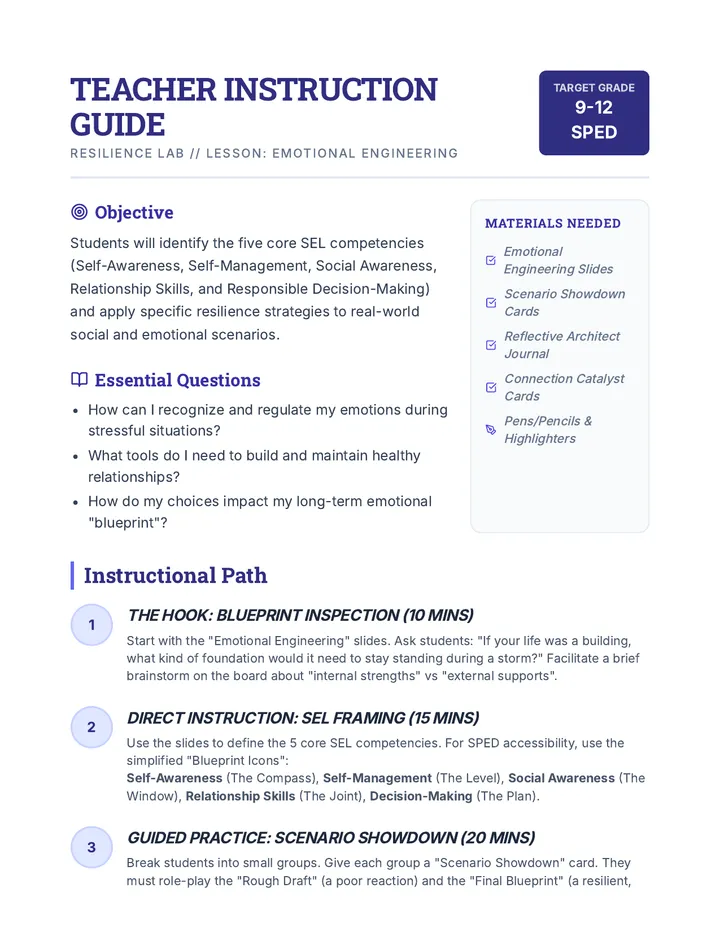 Resilience Lab Teacher Guide