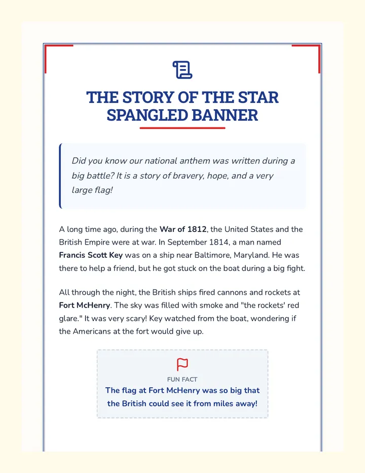 Anthem Story Reading Passage