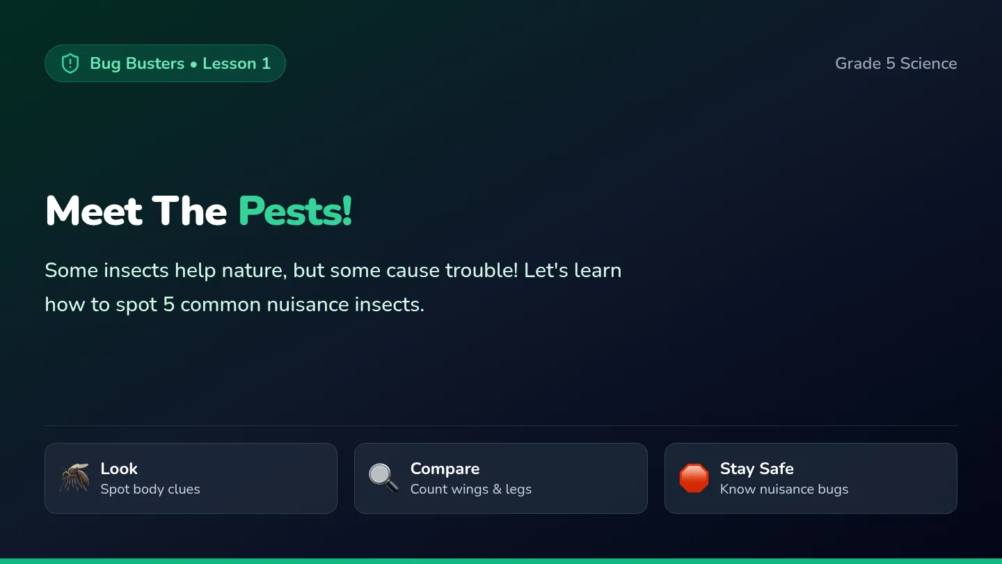 Pest Spotters Slides