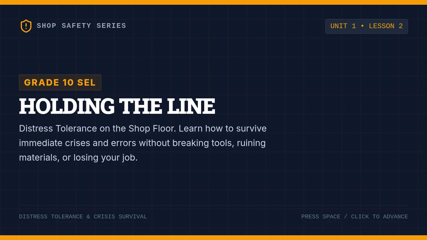 Holding the Line Slides