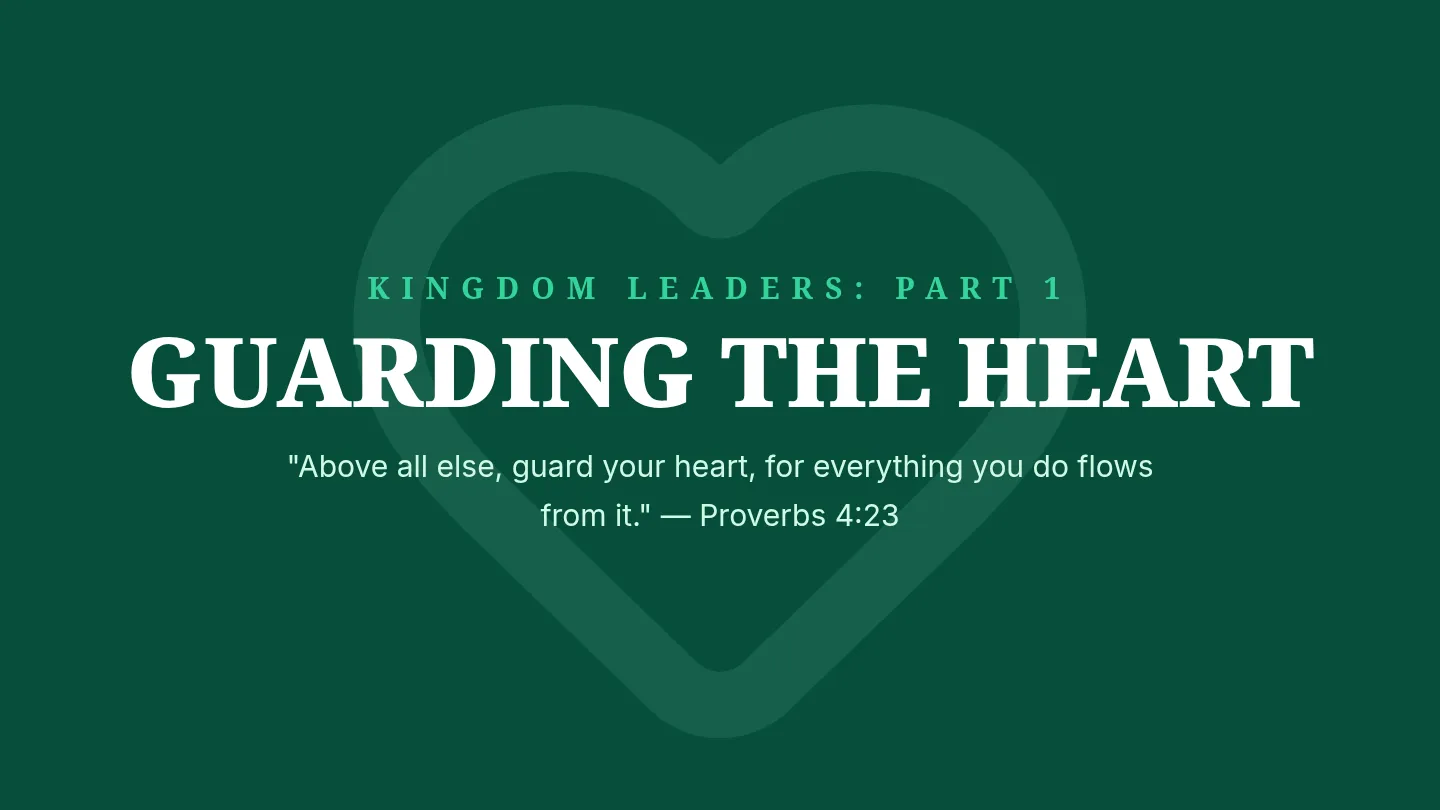 Guarding the Heart Slides