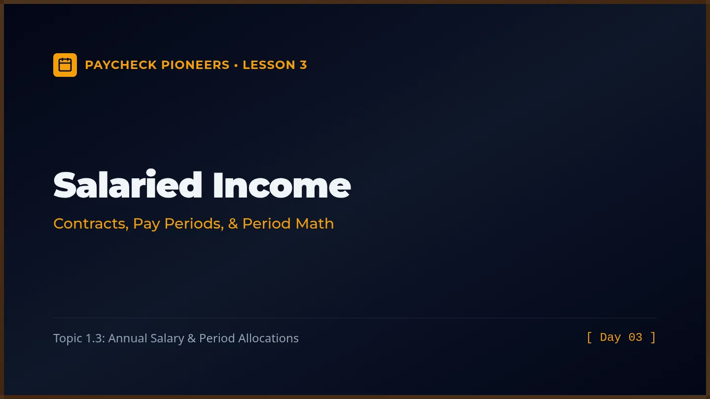 Salaried Income Slides