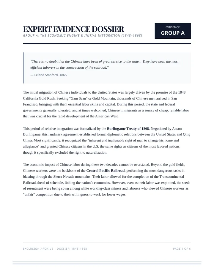 Expert Evidence Reading Sheets