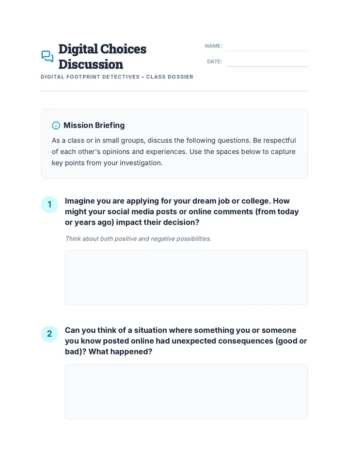 Digital Choices Discussion Guide