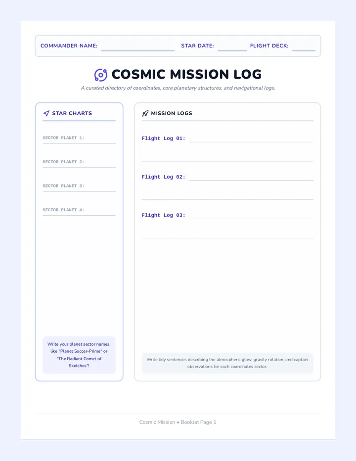 Cosmic Mission Final Booklet