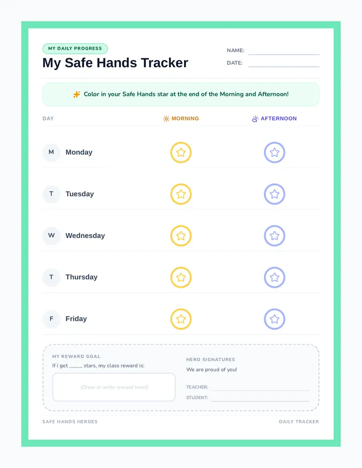 Safe Hands Tracker
