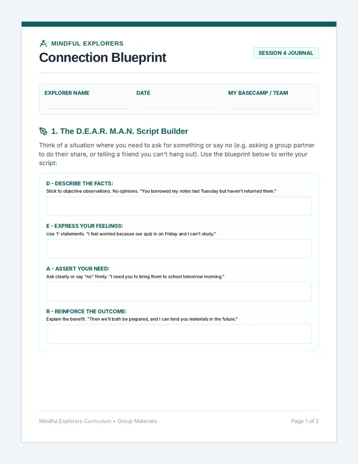 Connection Architects Blueprint