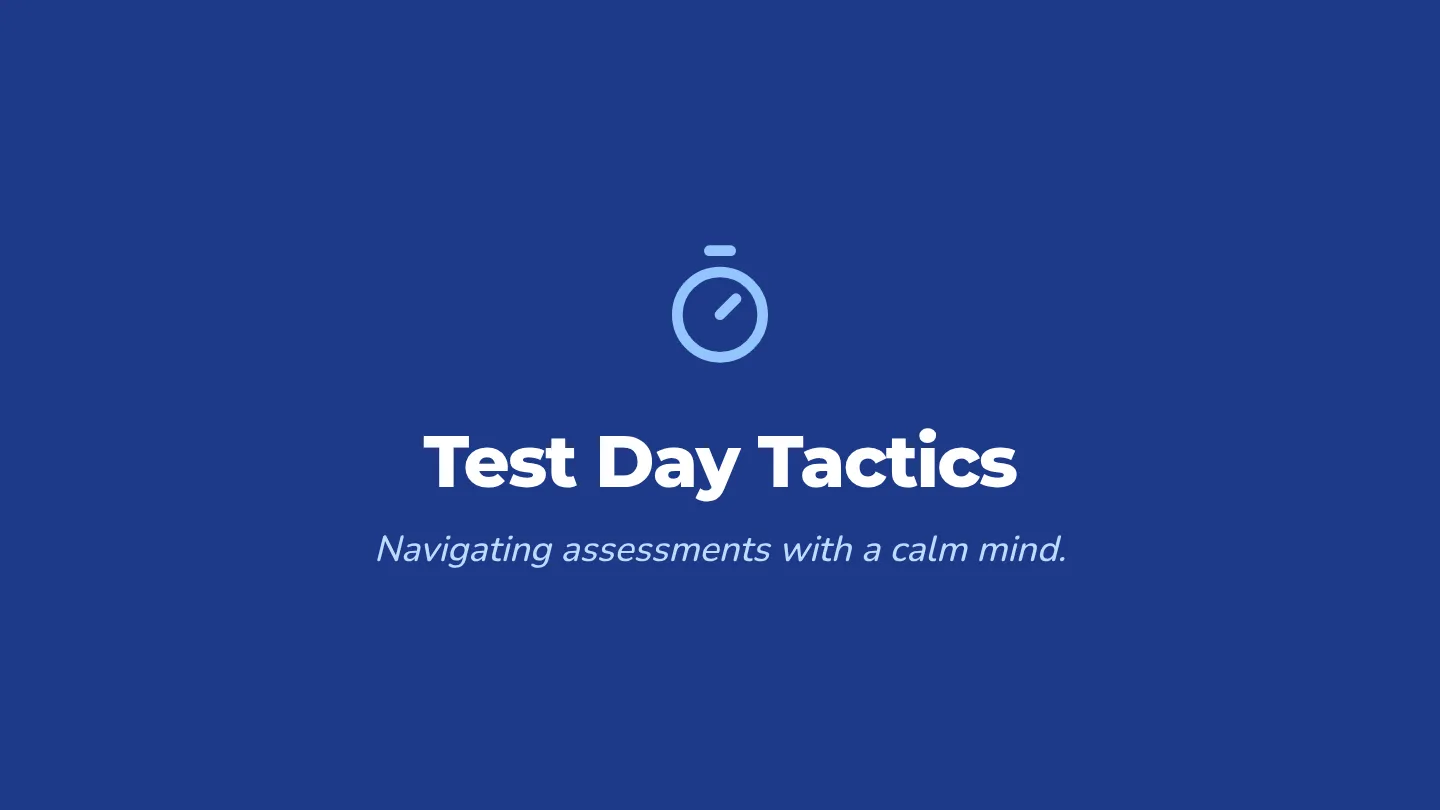 Test Day Slides