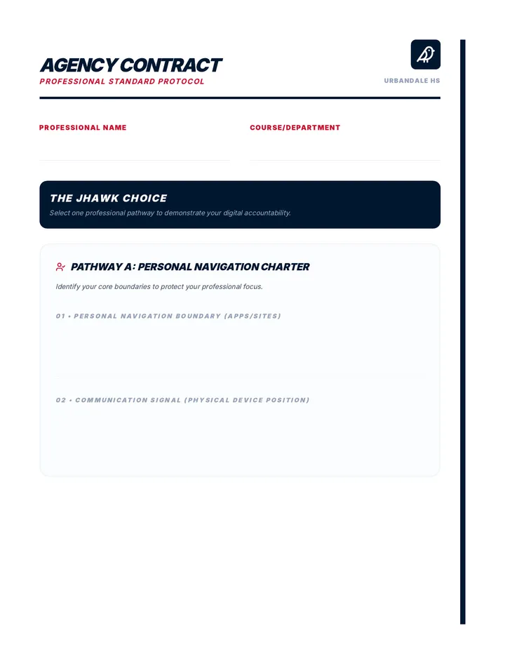 Agency Contract Worksheet