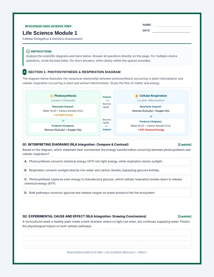 Cell and Genetics Quiz