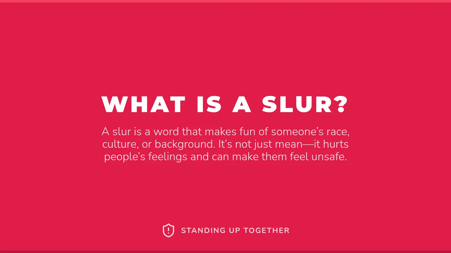 Slur Awareness Slide Deck
