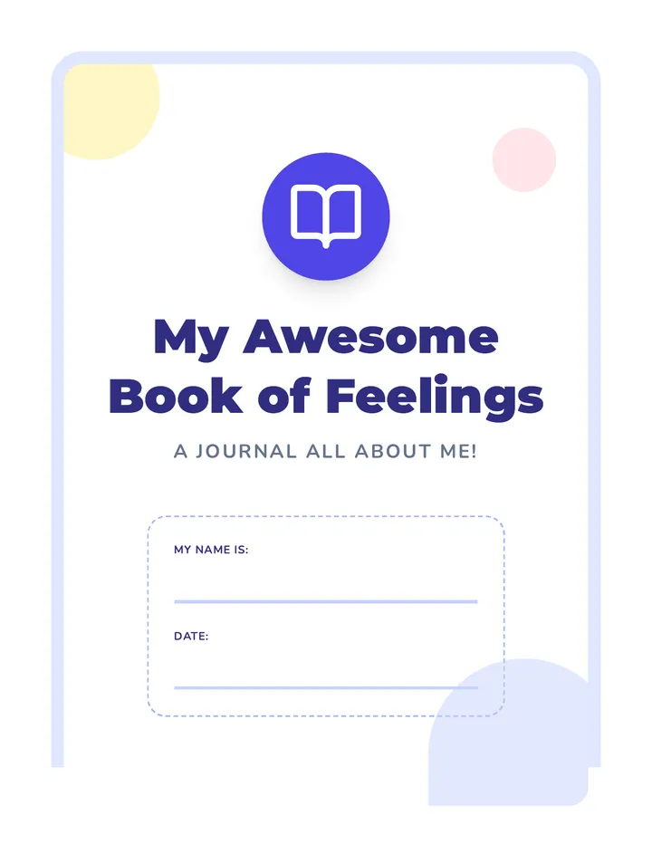 My Feelings Journal Student Activity