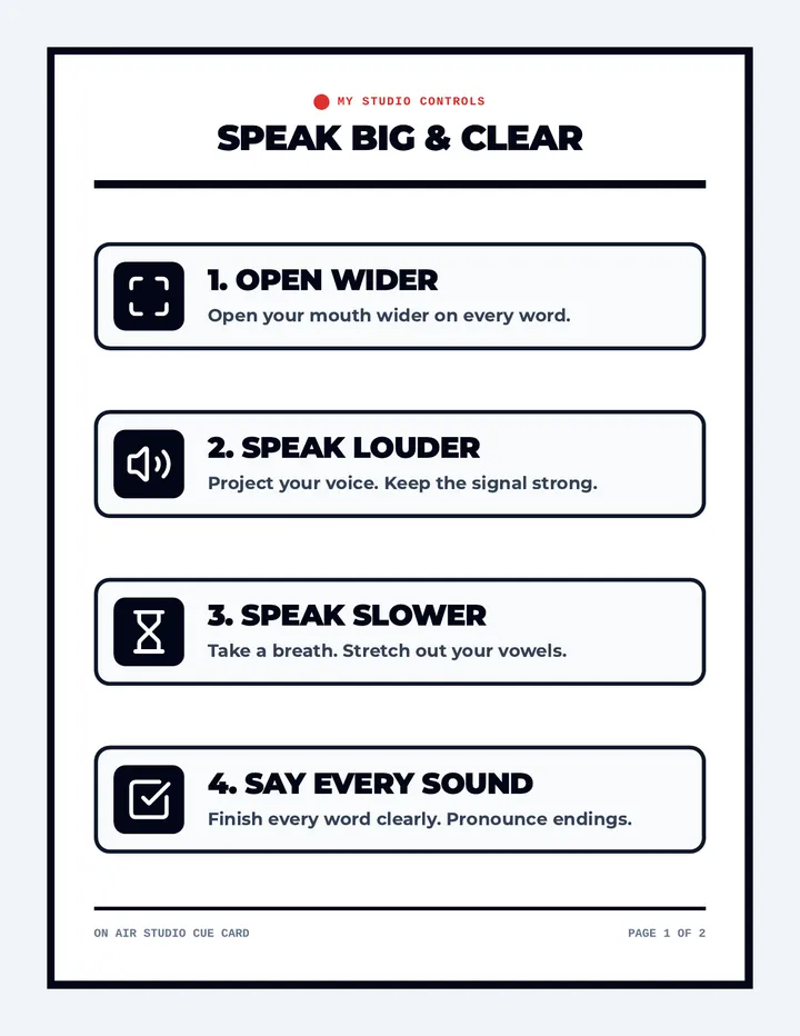 On Air Client Handout