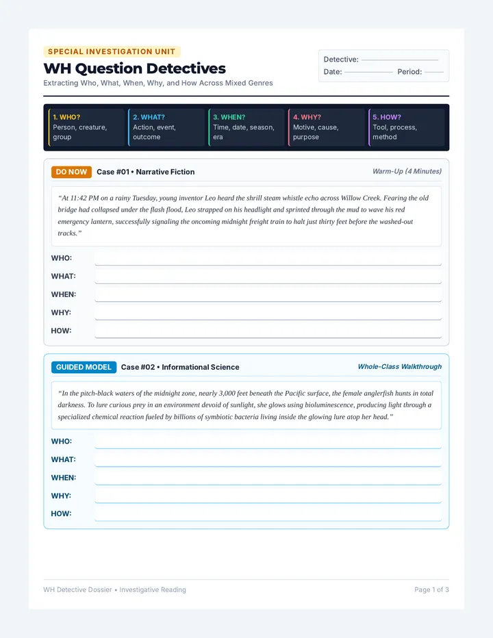 Case Investigation Worksheet