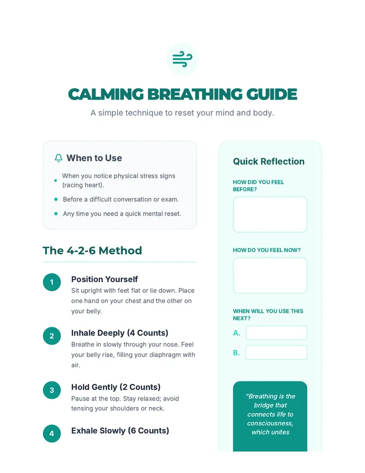 Calming Breathing Guide