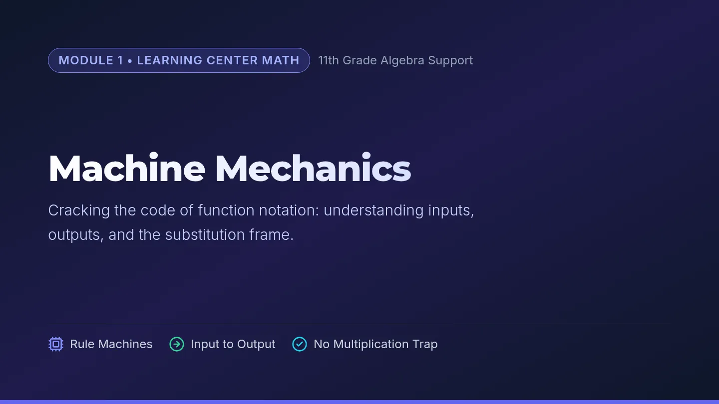 Machine Mechanics Slides
