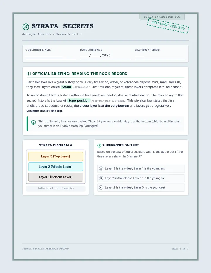Density Detectives Worksheet