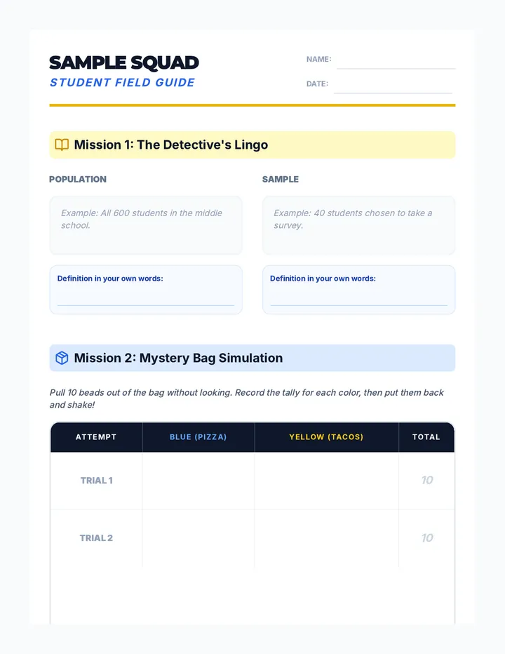 Student Field Guide Example Sample Squad Intervention • Lesson • Lenny.com