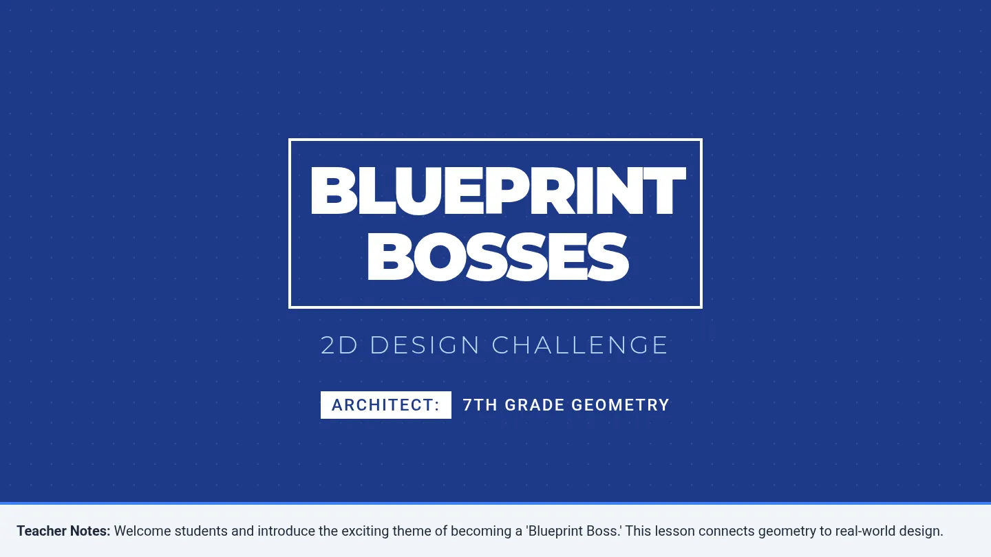 Blueprint Bosses Slide Deck