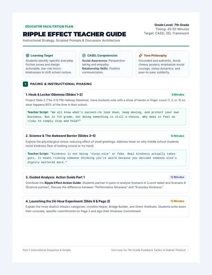 Ripple Effect Teacher Guide