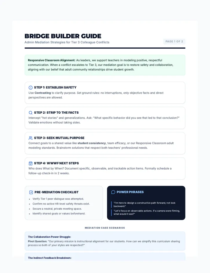 Bridge Builder Guide