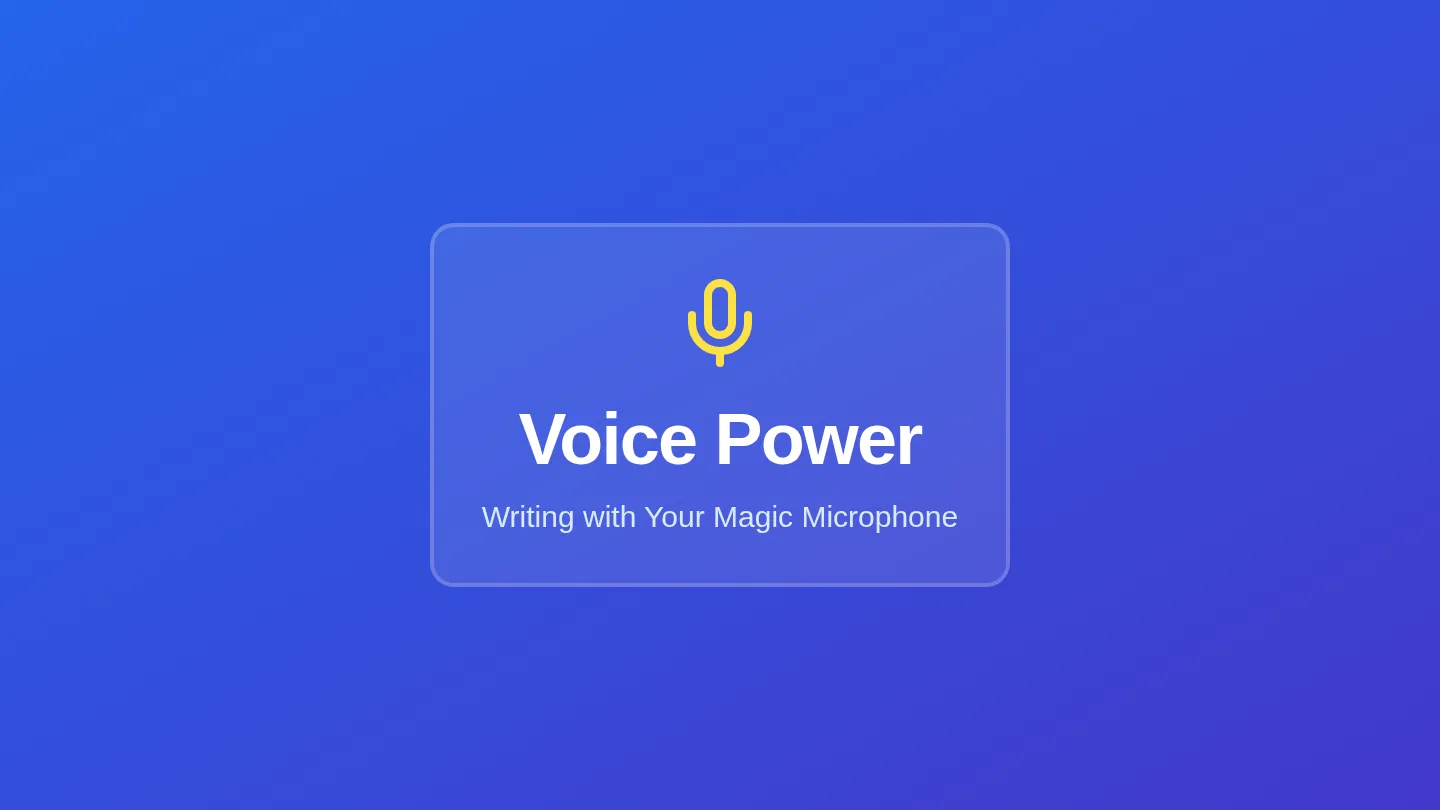 Voice Power Slides