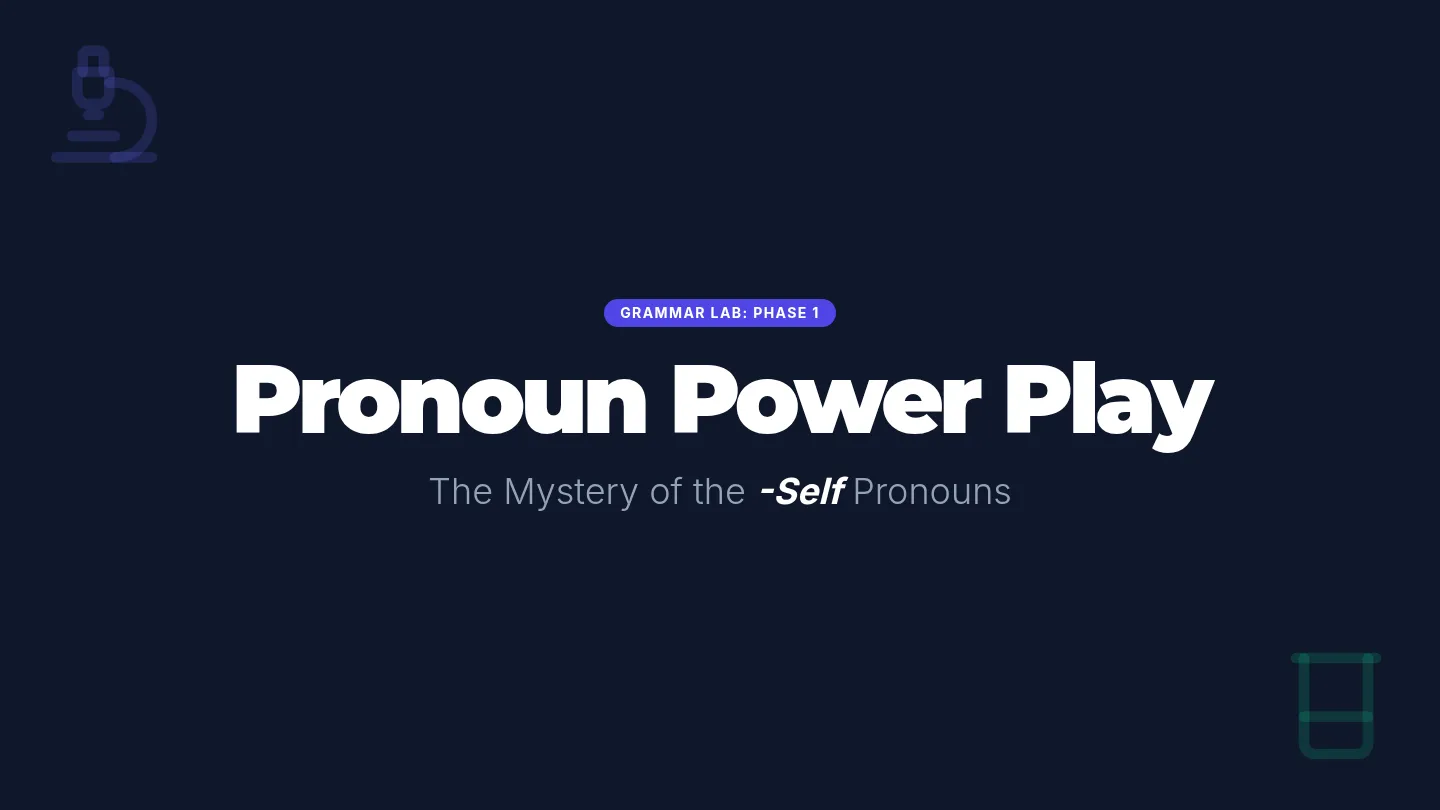 Pronoun Power Play Slides