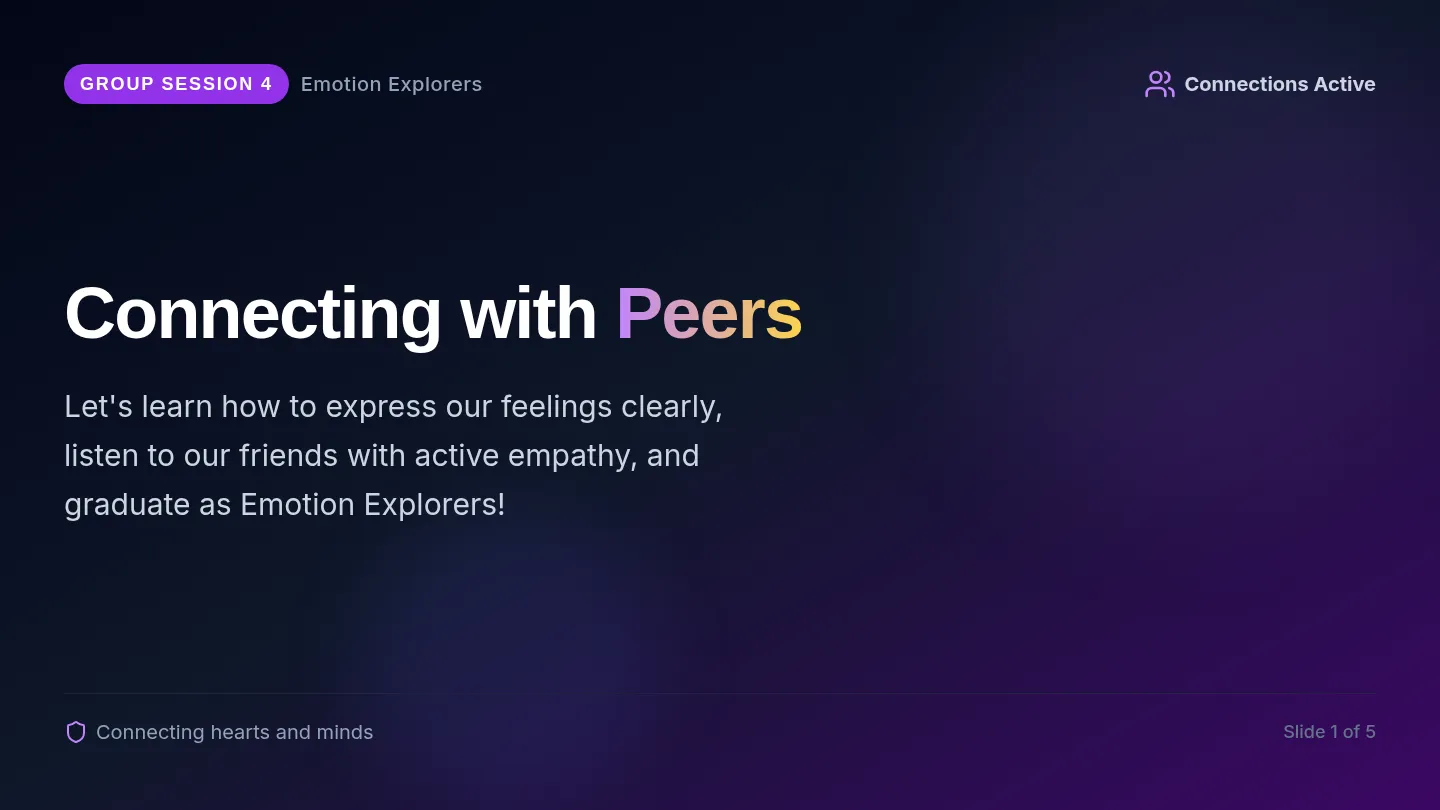 Peer Connections Slides