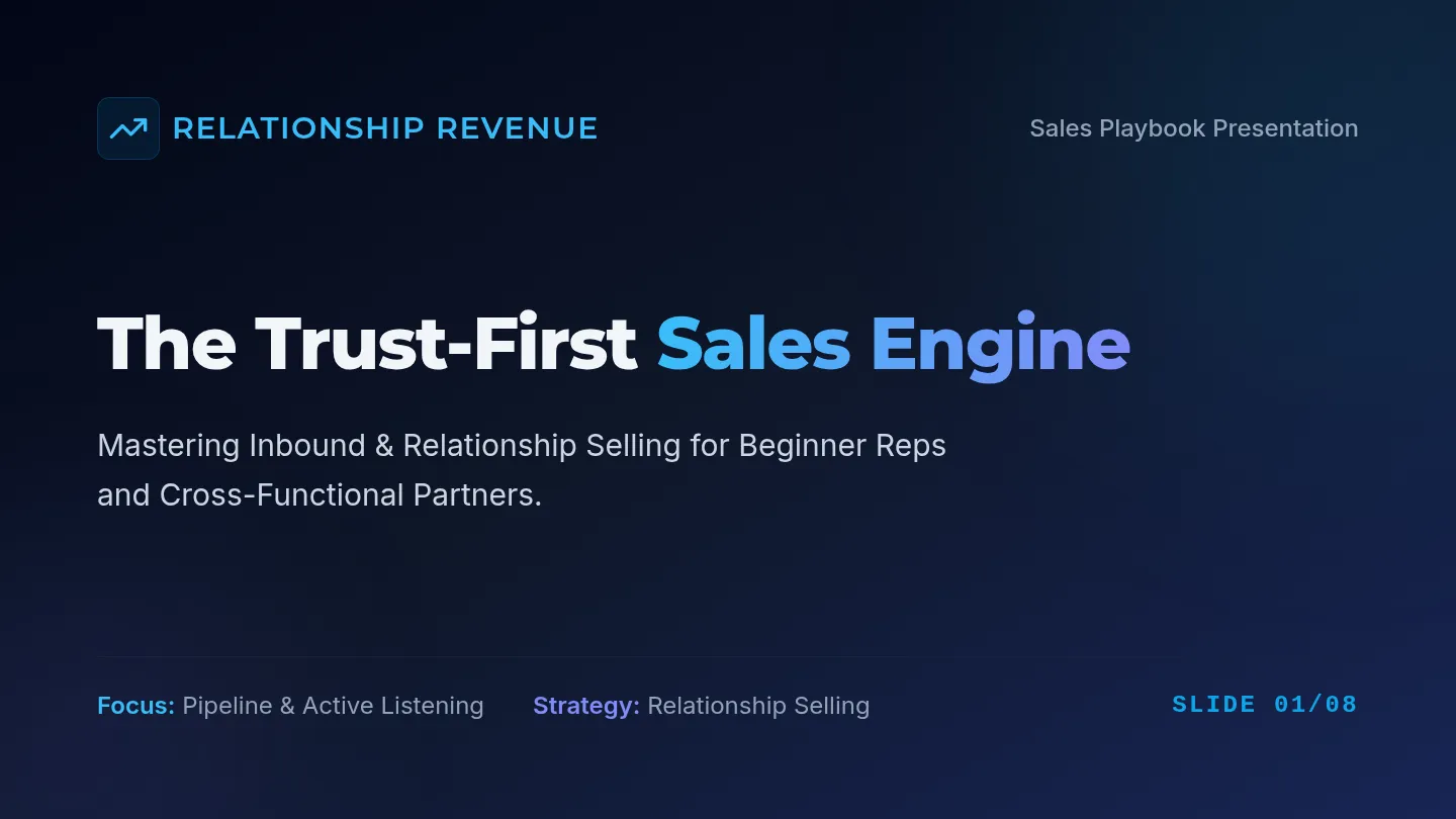 Relationship Selling Slides