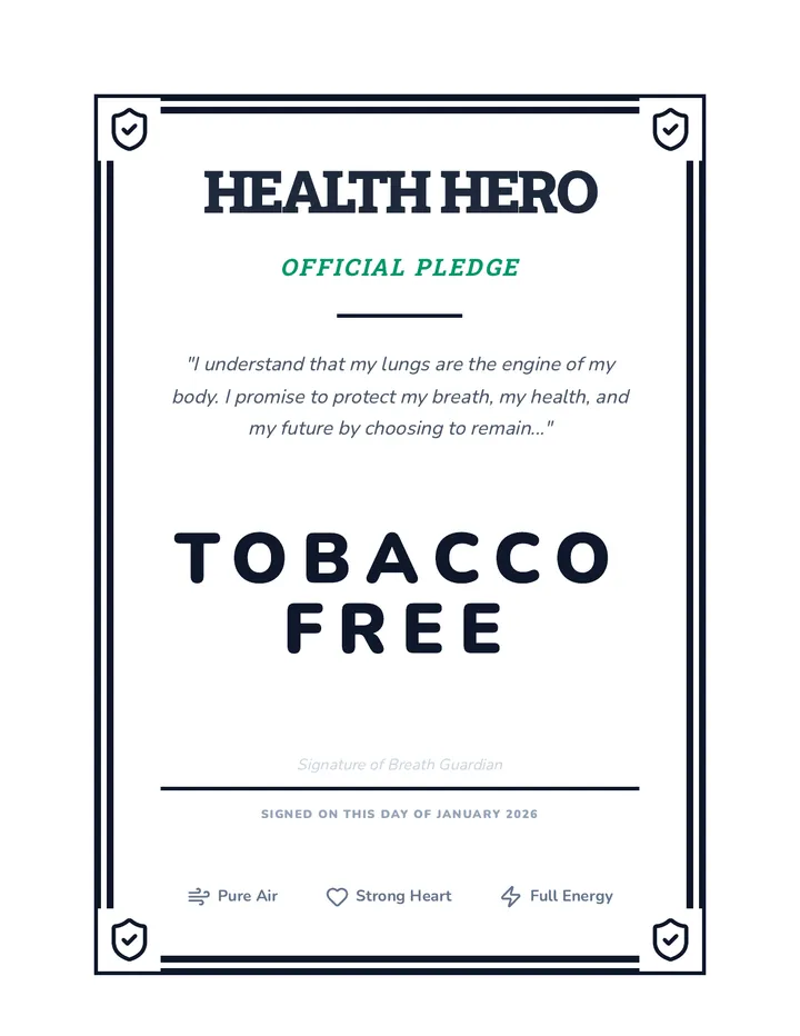 Health Hero Pledge