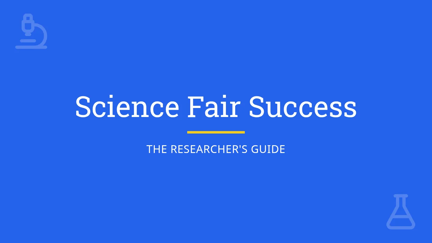 Science Fair Success Slides