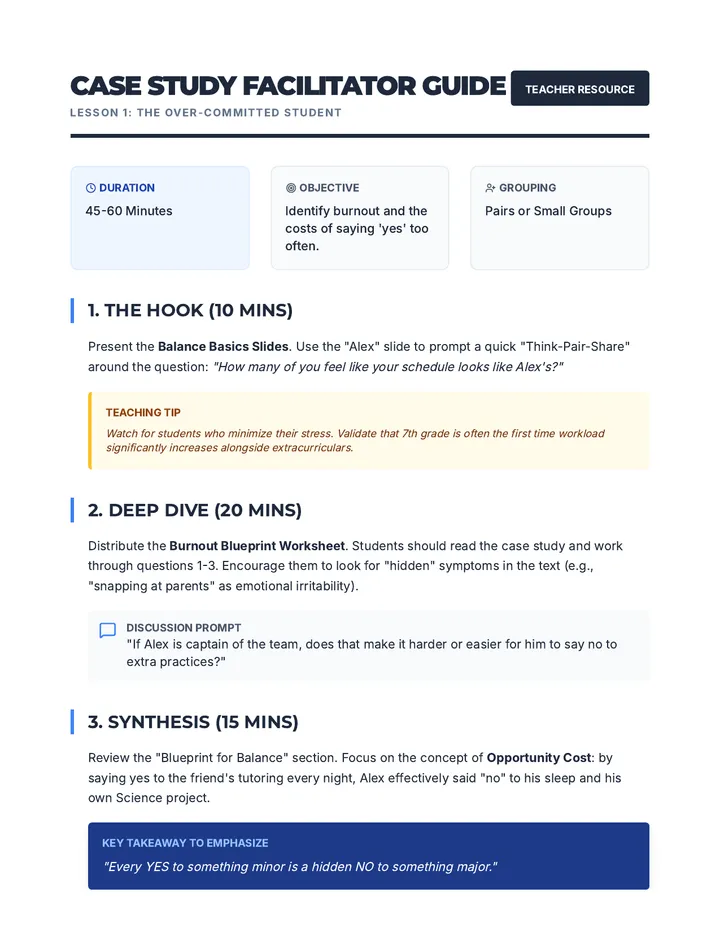 Case Study Teacher Guide