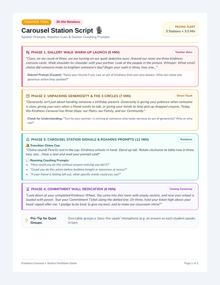 Carousel Station Script
