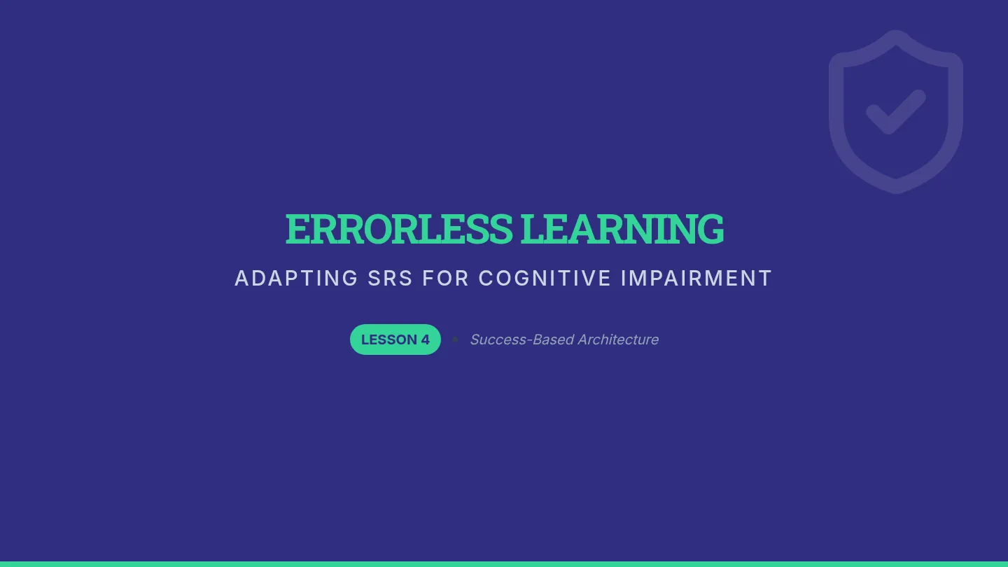 Errorless Learning Slides