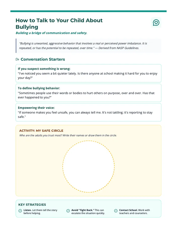 Bullying Bridge Handout