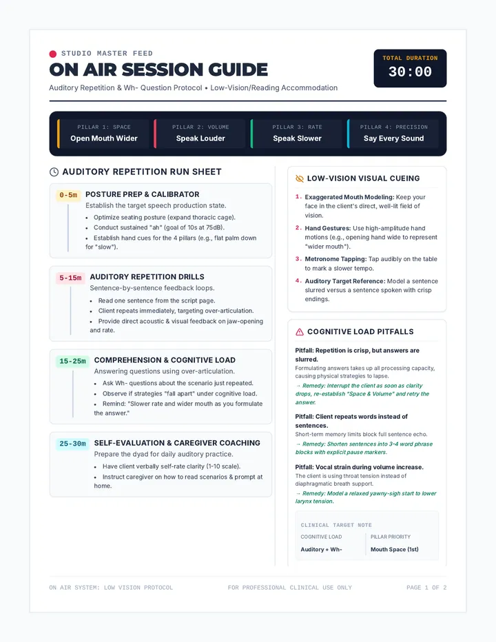 On Air Clinician Guide